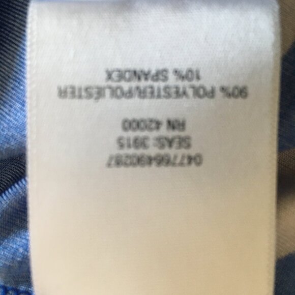 Jaclyn Smith, blue & gray color top , v neck, M - Picture 5 of 8